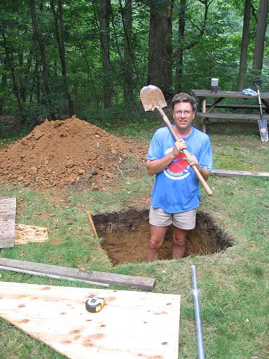 Me in the hole!